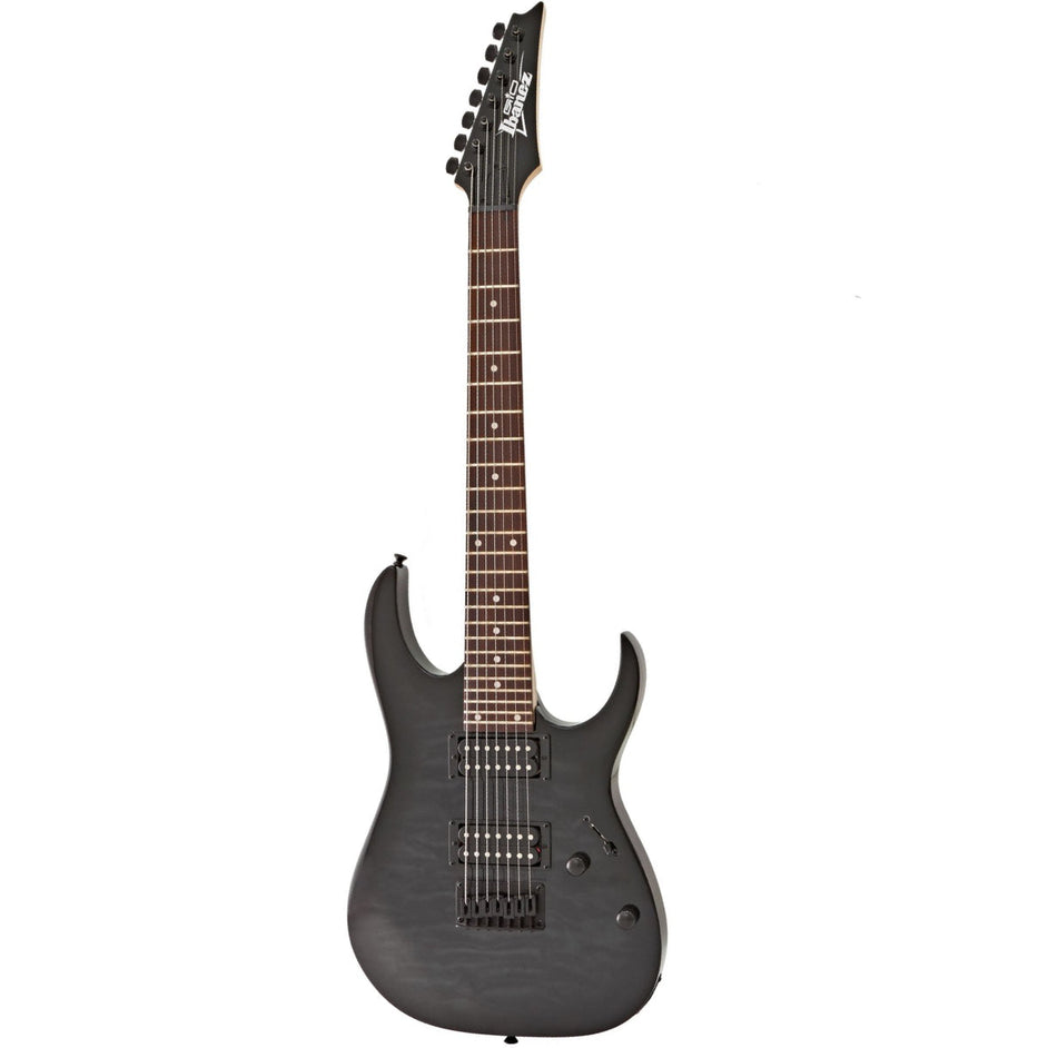 Đàn Guitar Điện 7-dây Ibanez RG GIO GRG7221QA, Transparent Black Sunburst-Mai Nguyên Music