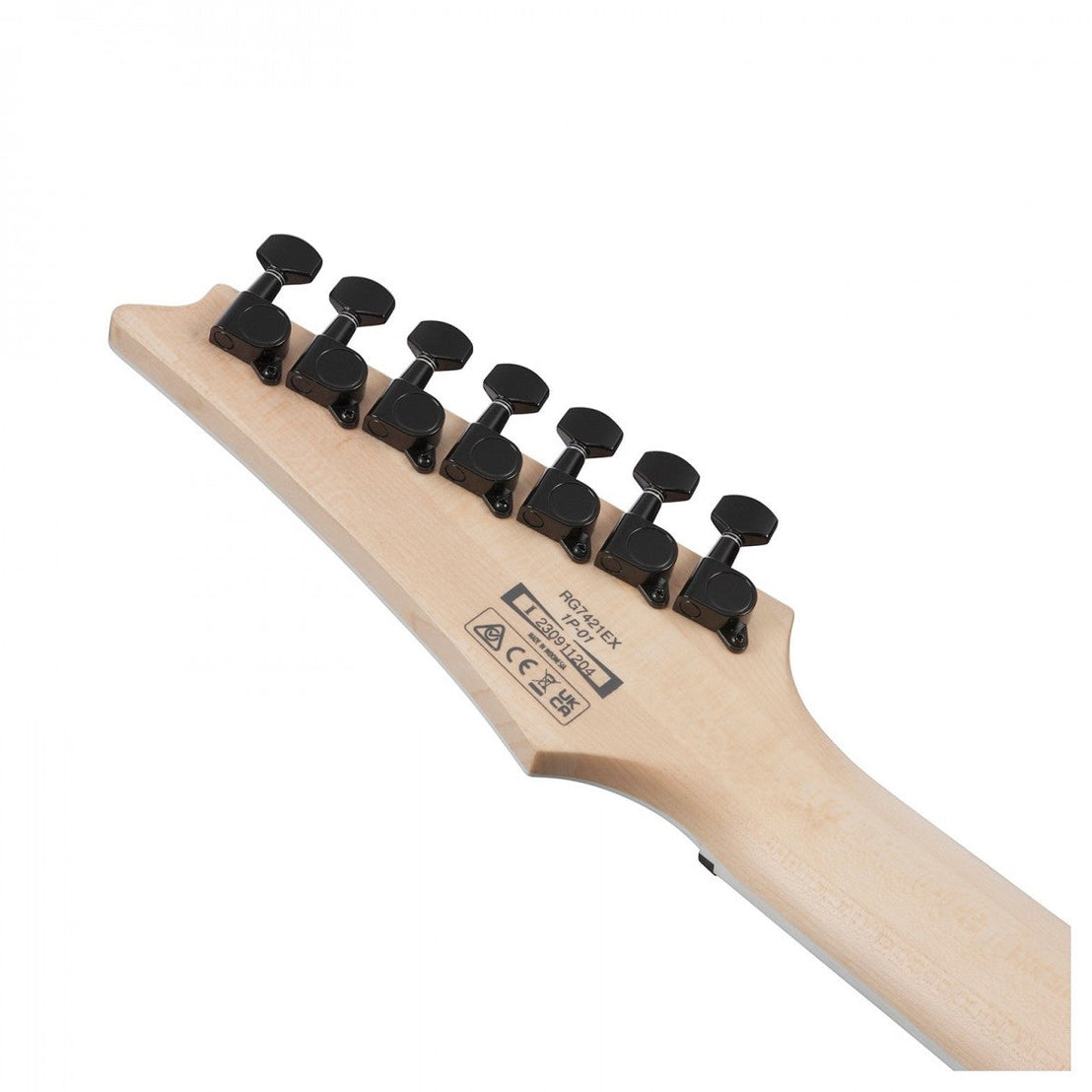 Đàn Guitar Điện 7-dây Ibanez RG7421EX RG Standard - Black Flat-Mai Nguyên Music