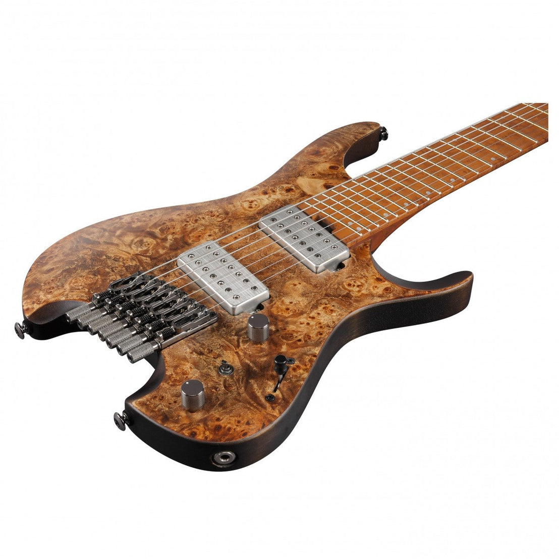 Đàn Guitar Điện 7-dây Ibanez Standard QX527PB-ABS Headless - Antique Brown Stained-Mai Nguyên Music
