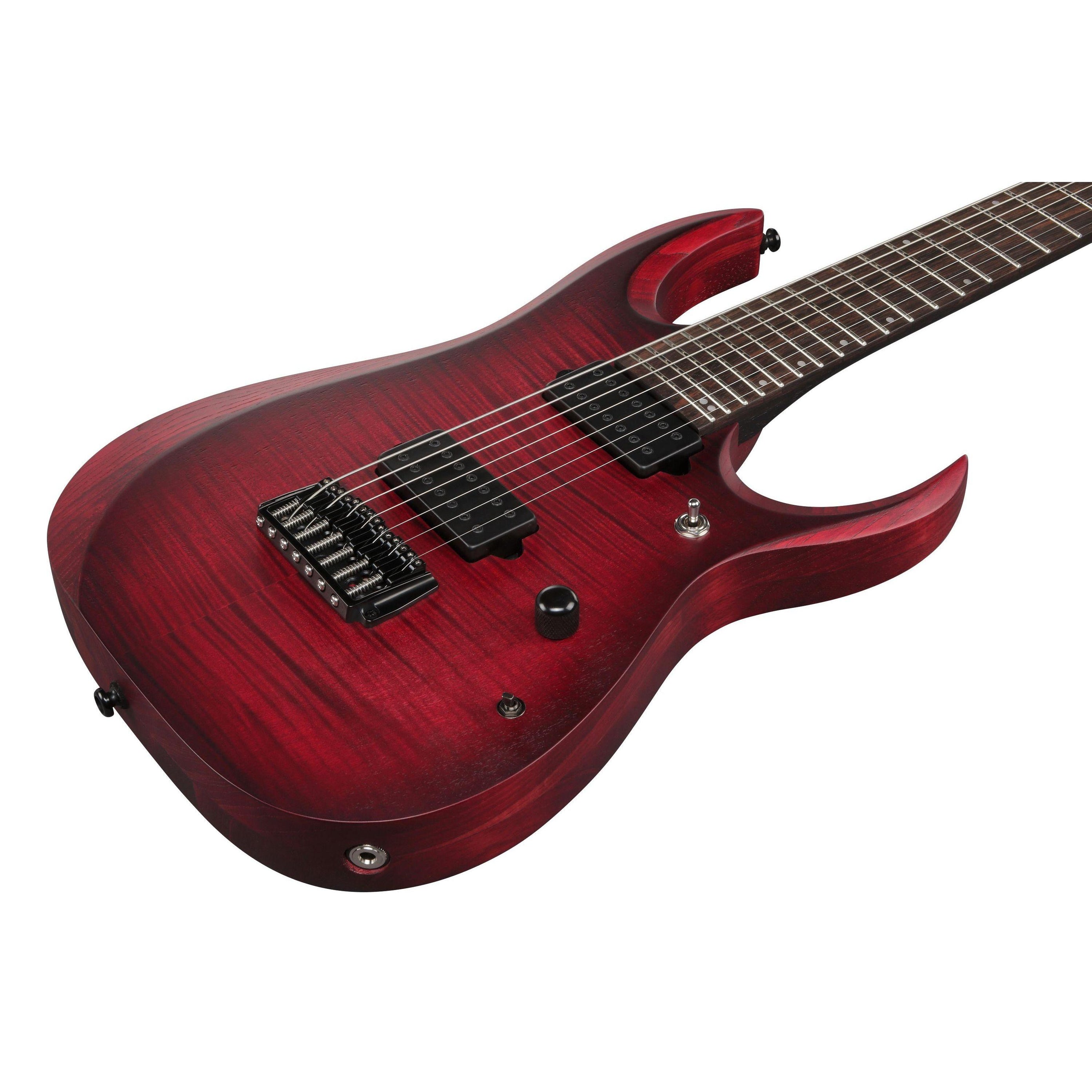 Đàn Guitar Điện 7-dây Ibanez Standard RGD721FA - Stained Wine Red Burst Flat-Mai Nguyên Music