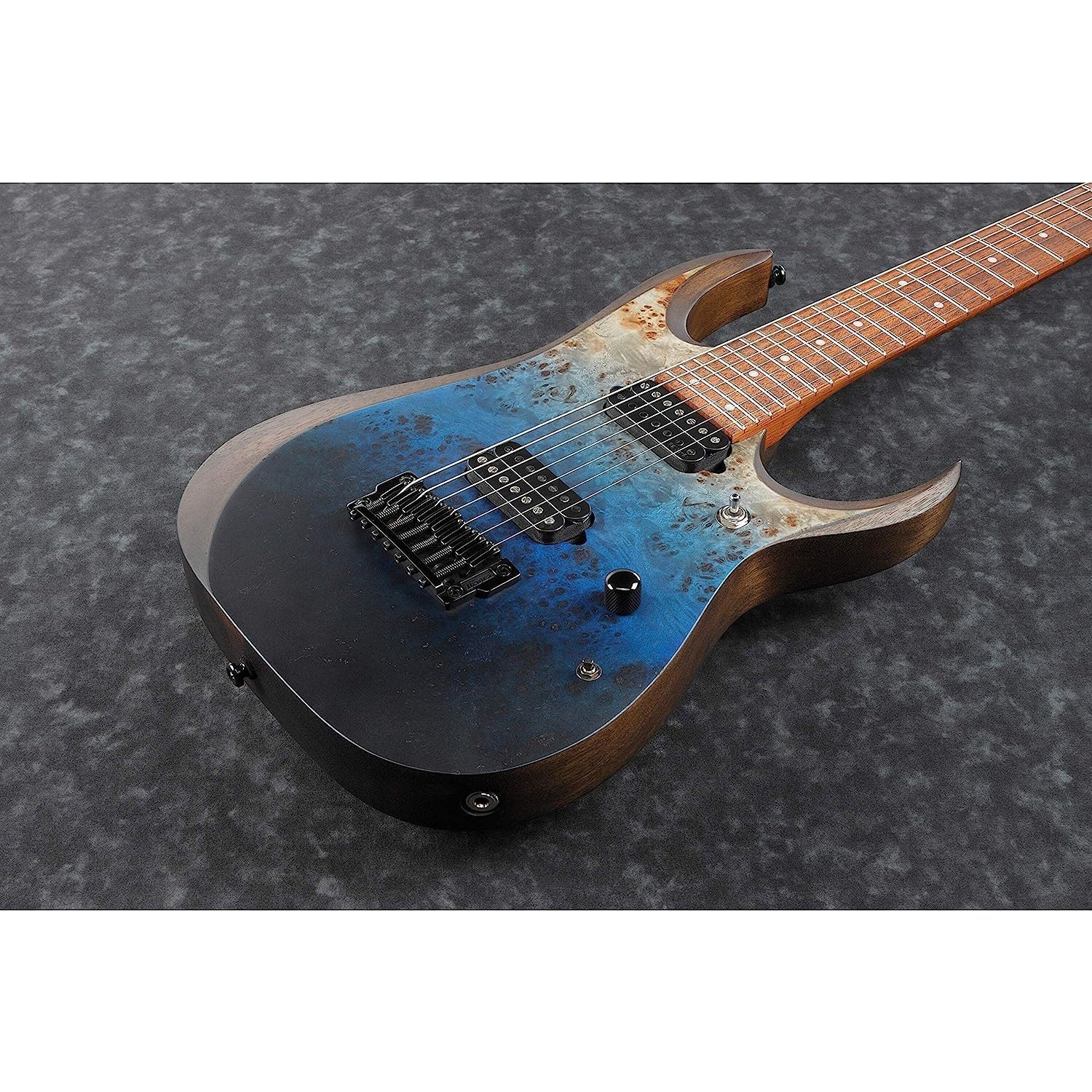 Đàn Guitar Điện 7-dây Ibanez Standard RGD7521PB, Deep Seafloor Fade Flat-Mai Nguyên Music