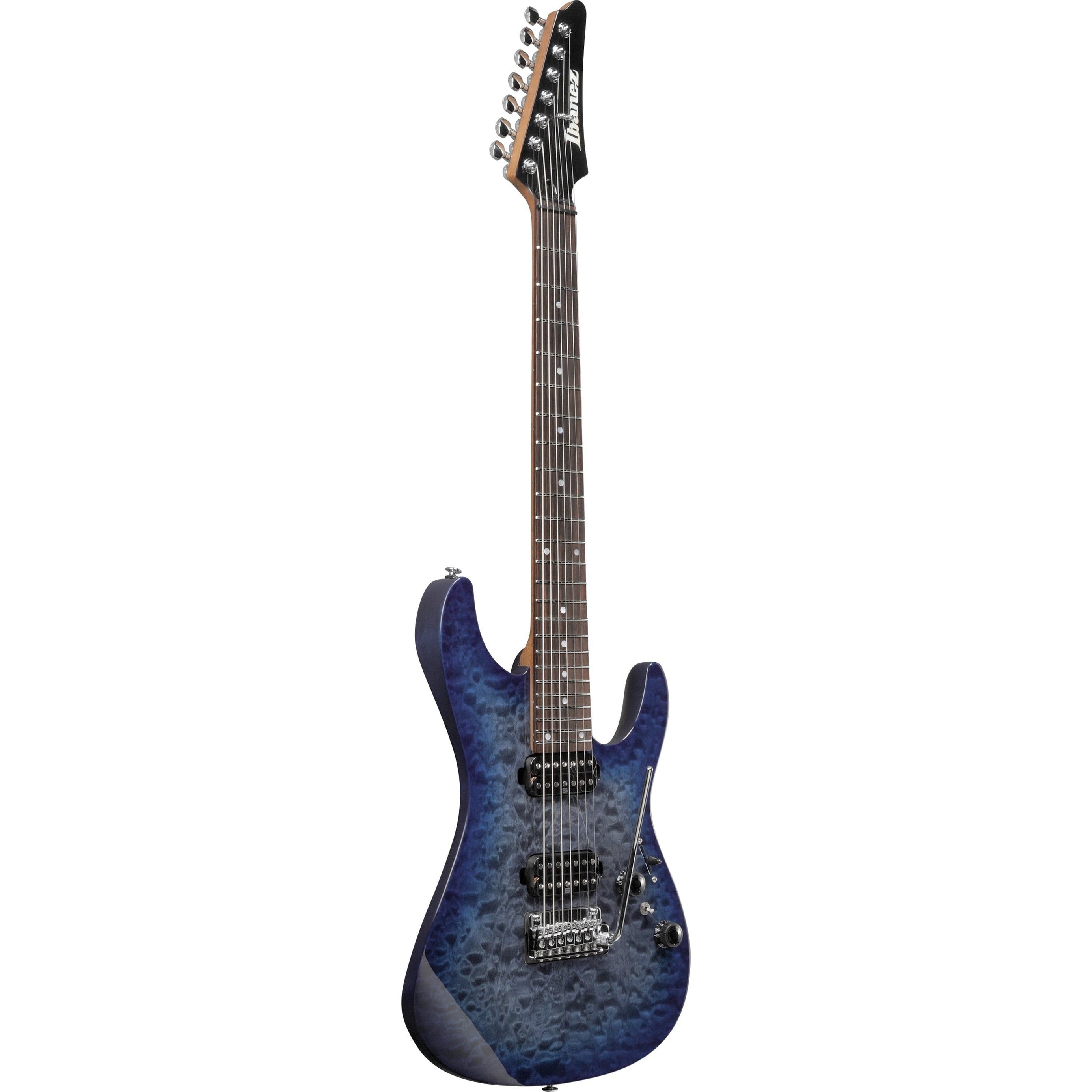 Đàn Guitar Điện 7-dây Premium Ibanez AZ427P2QM - Twilight Blue Burst-Mai Nguyên Music