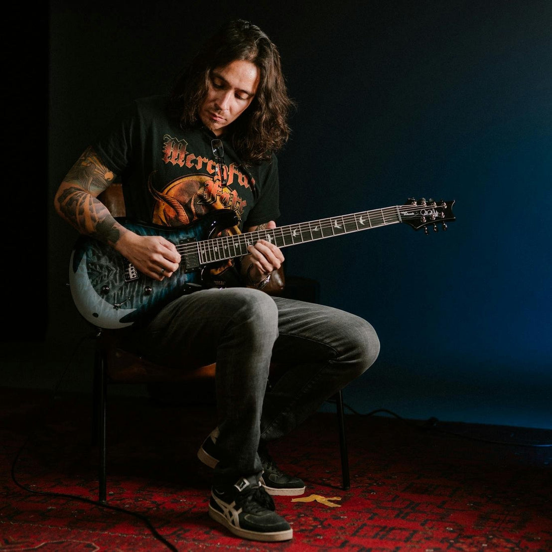 Đàn Guitar Điện 7-dây PRS SE Mark Holcomb SVN Signature, Ebony Fingerboard-Mai Nguyên Music