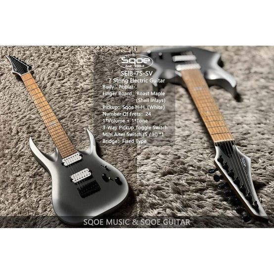 Đàn Guitar Điện 7-dây Sqoe SEIB 7S Series-Mai Nguyên Music