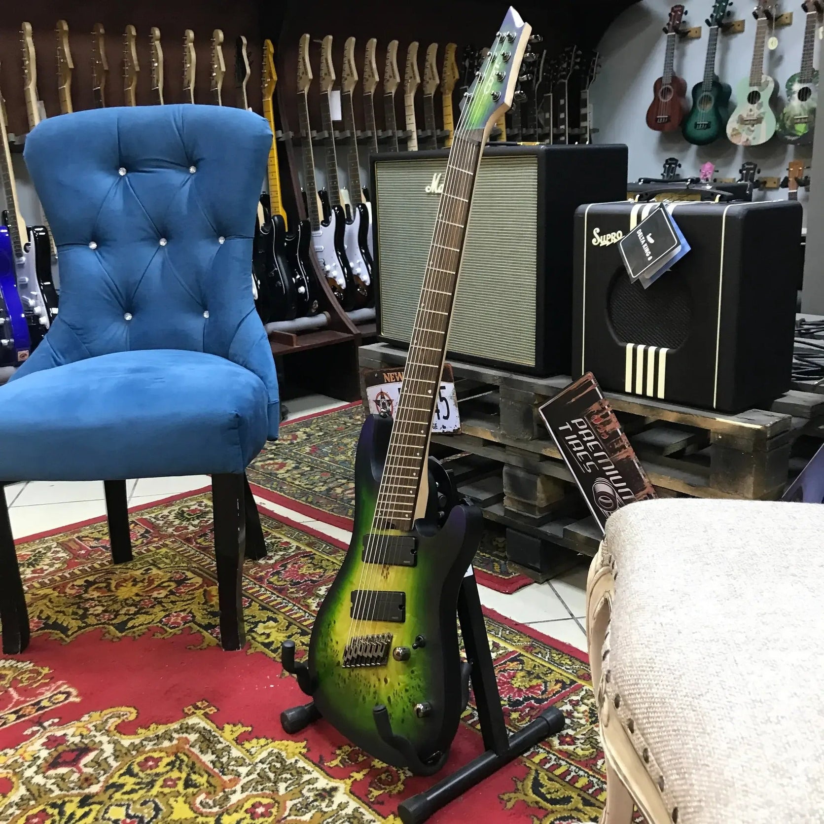 Đàn Guitar Điện 8-dây Cort KX508 Multi Scale II-Mai Nguyên Music