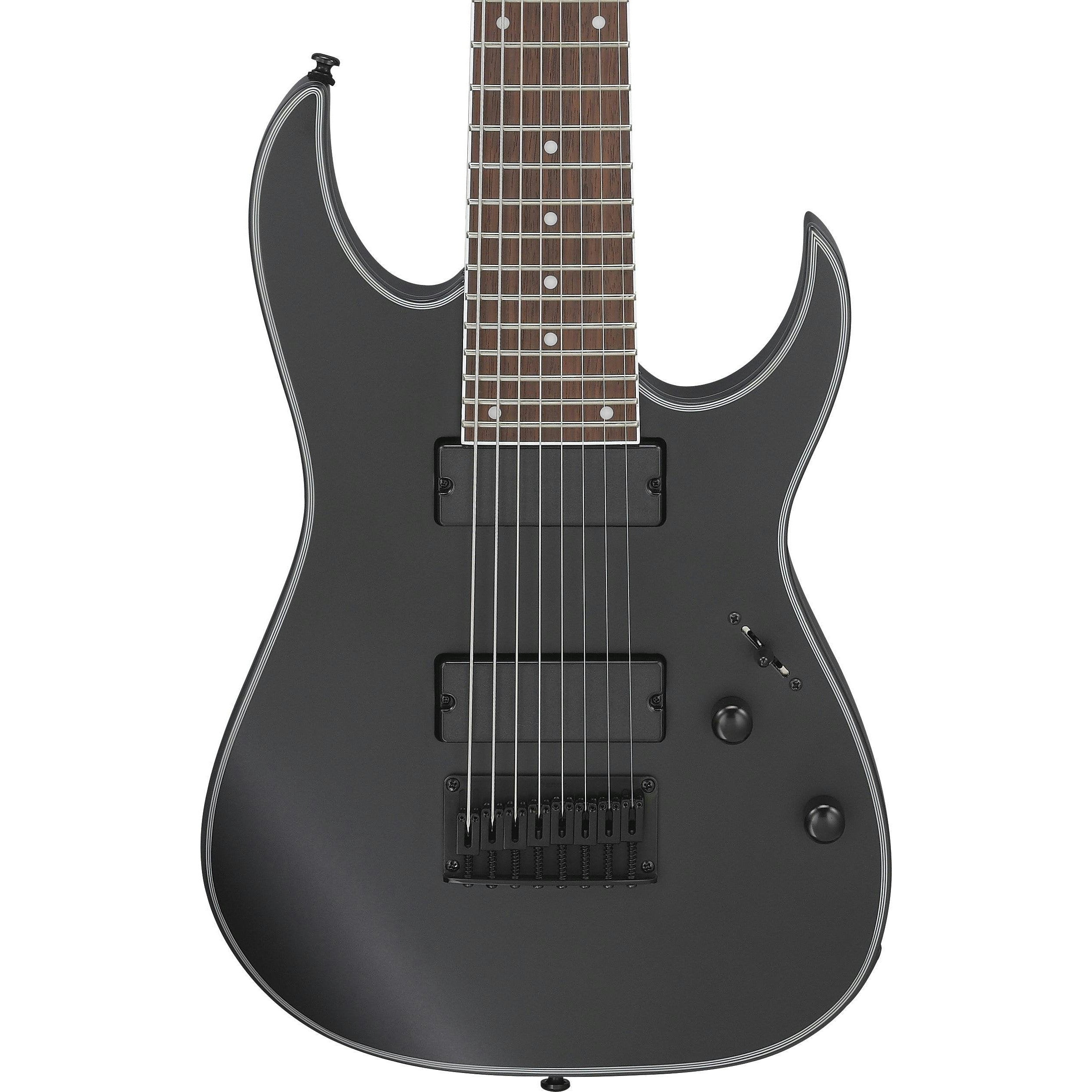 Đàn Guitar Điện 8-dây Ibanez RG8EX RG Standard, Black Flat-Mai Nguyên Music