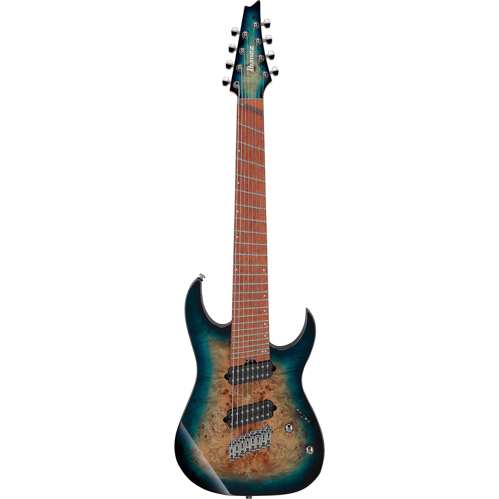 Đàn Guitar Điện 8-dây Ibanez RGMS8PB Multi-scale - Cosmic Blue Starburst-Mai Nguyên Music