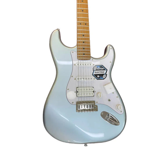 Đàn Guitar Điện Auriga A-220 Stratocaster HSS, Maple Fingerboard, MBL - Silver-Mai Nguyên Music