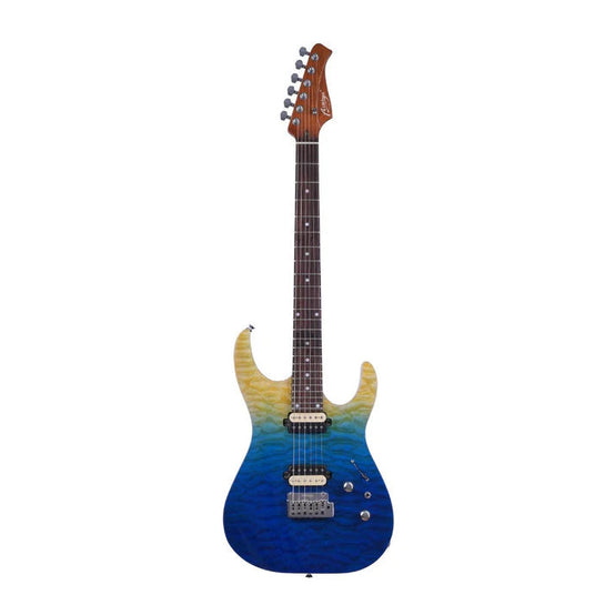 Đàn Guitar Điện Auriga AM-540 HH, Rosewood Fingerboard, BTB - Blue Iceberg-Mai Nguyên Music
