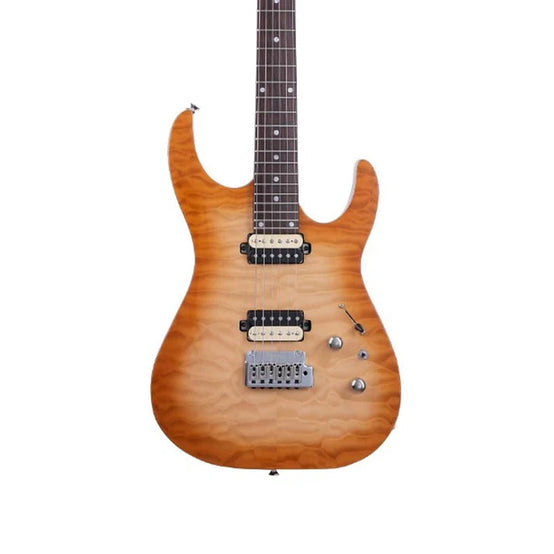 Đàn Guitar Điện Auriga AM-540 HH, Rosewood Fingerboard, HB - Honey Burst-Mai Nguyên Music
