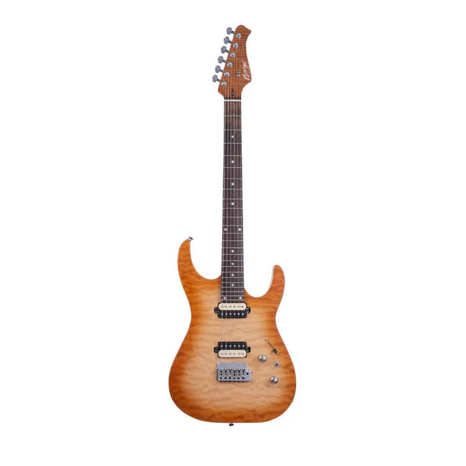 Đàn Guitar Điện Auriga AM-540 HH, Rosewood Fingerboard, HB - Honey Burst-Mai Nguyên Music