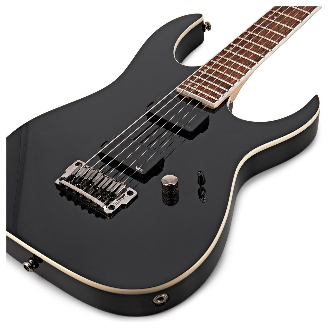 Đàn Guitar Điện Baritone Ibanez RG Standard RGIB21, Black-Mai Nguyên Music