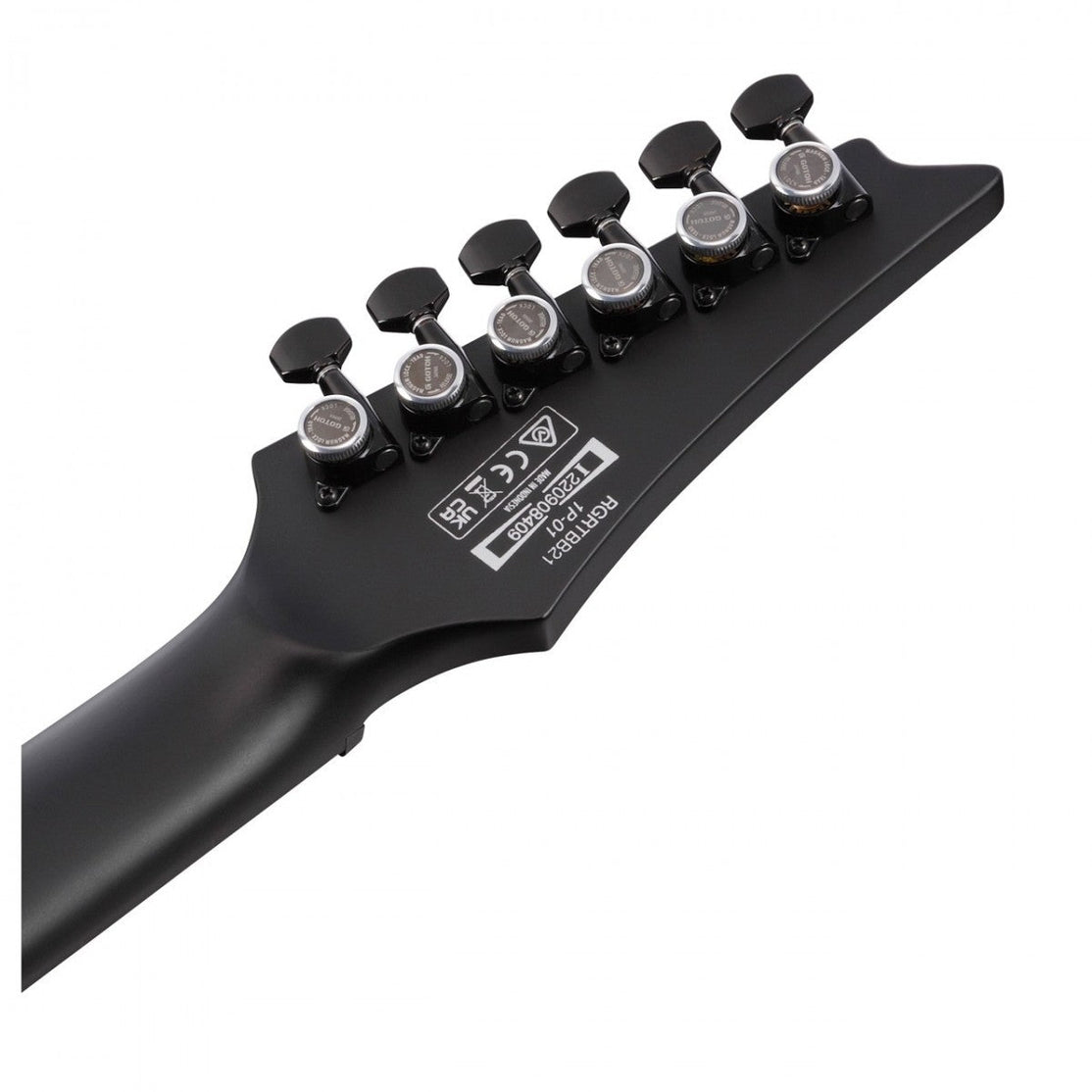 Đàn Guitar Điện Baritone Ibanez RGRTBB21 RG IronLabel, Black Flat-Mai Nguyên Music