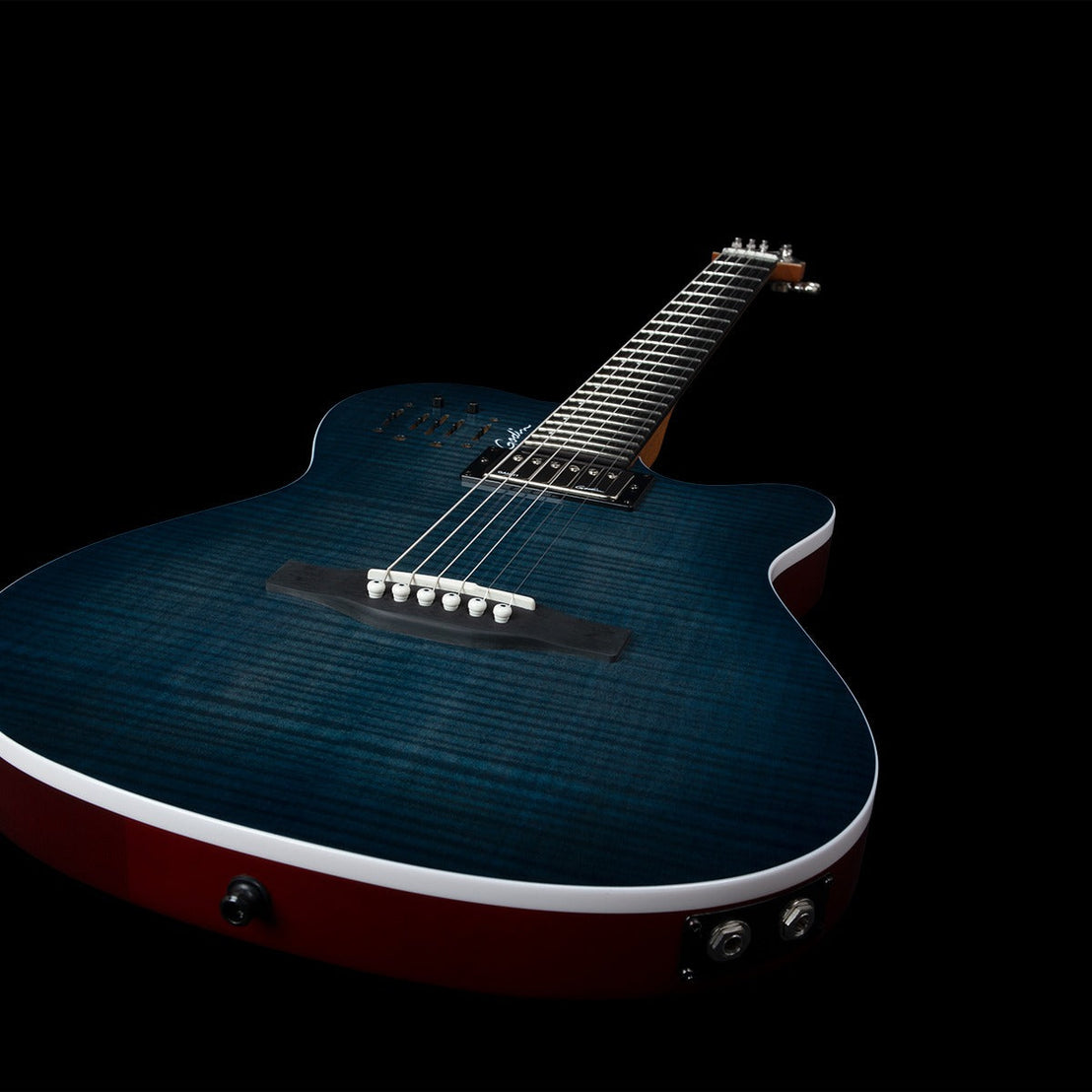 Đàn Guitar Điện Baritone Silent Godin A6 Ultra-Mai Nguyên Music