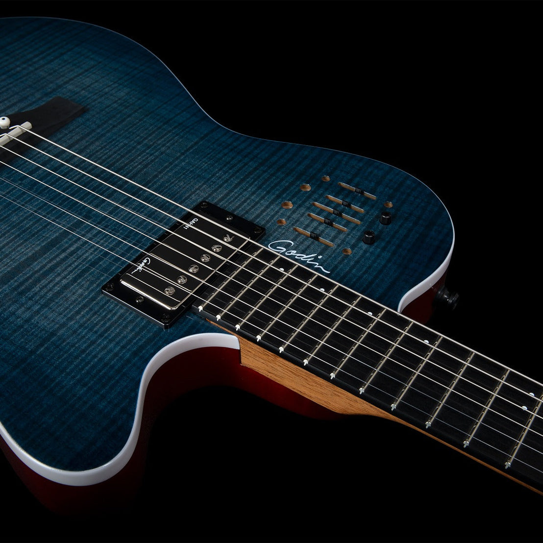 Đàn Guitar Điện Baritone Silent Godin A6 Ultra-Mai Nguyên Music