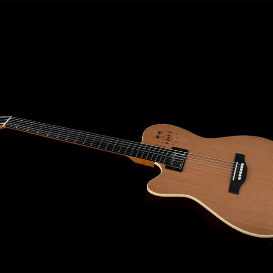 Đàn Guitar Điện Baritone Silent Godin A6 ULTRA Natural SG Left-Handed-Mai Nguyên Music