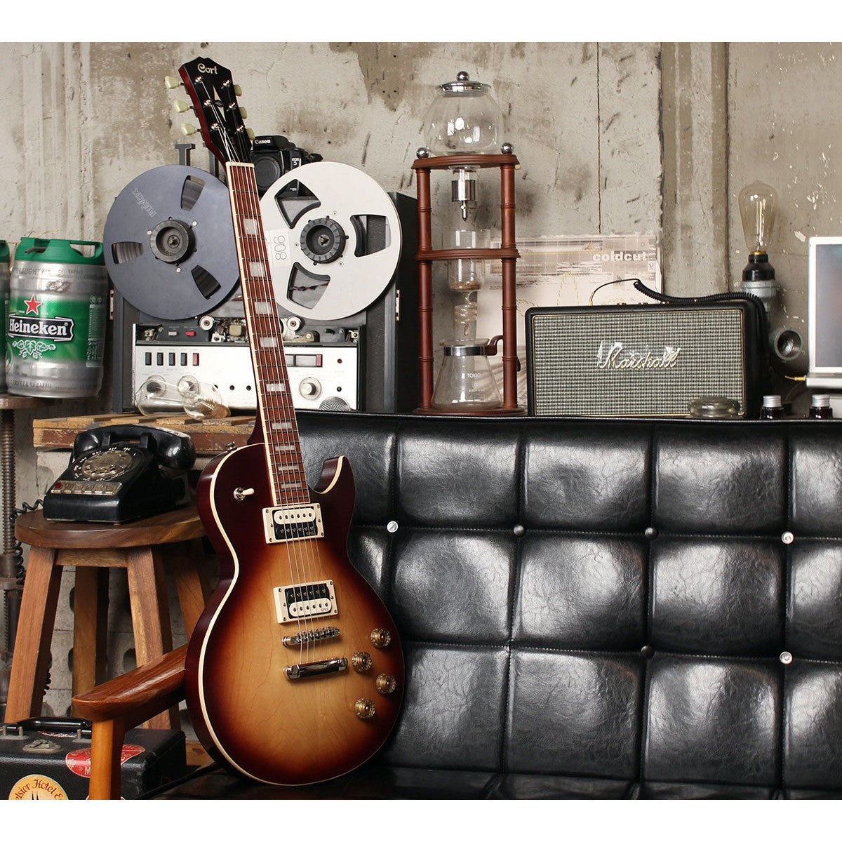 Đàn Guitar Điện Cort CR300-Mai Nguyên Music