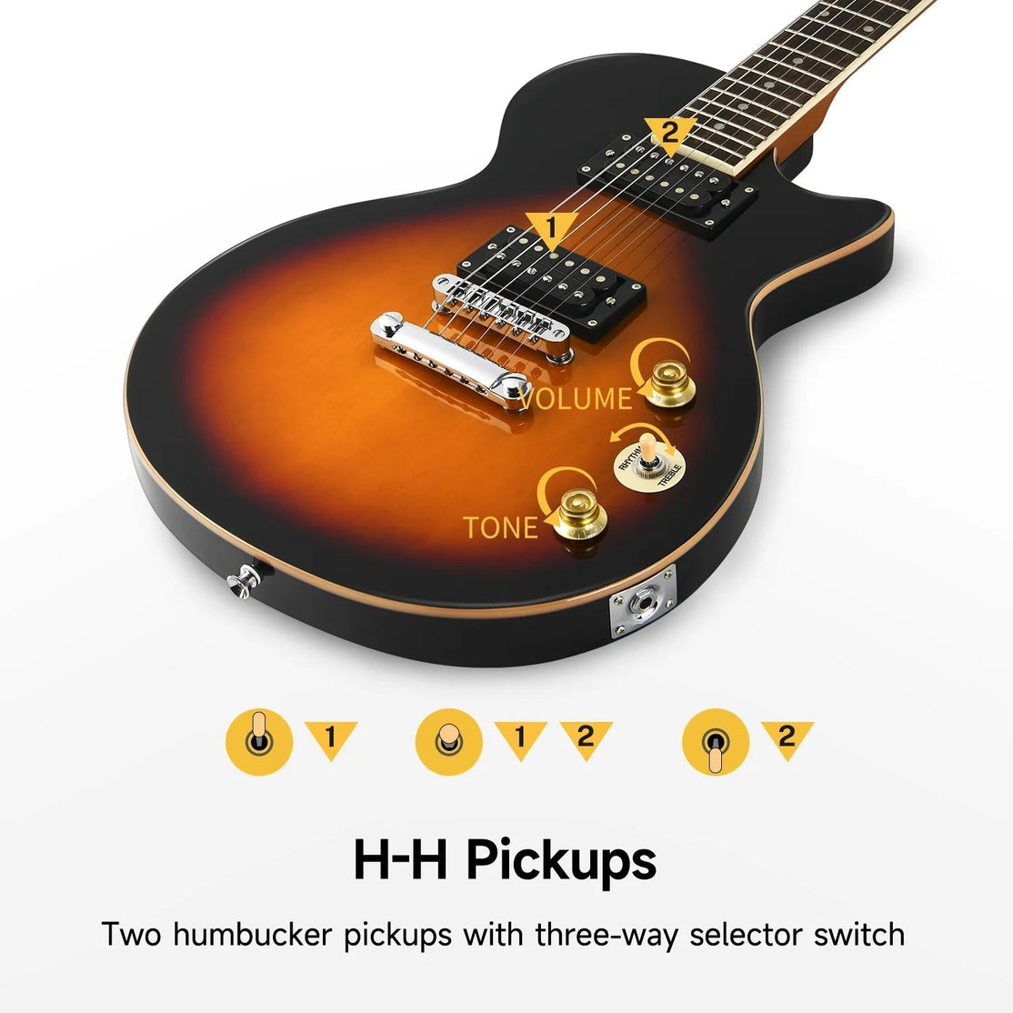 Đàn Guitar Điện Donner DLP-124-Mai Nguyên Music