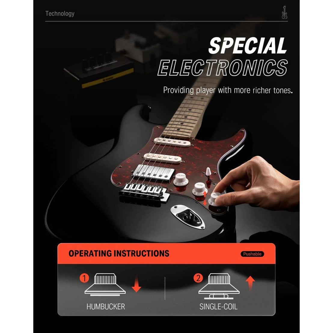 Đàn Guitar Điện Donner DST-152 Combo-Mai Nguyên Music