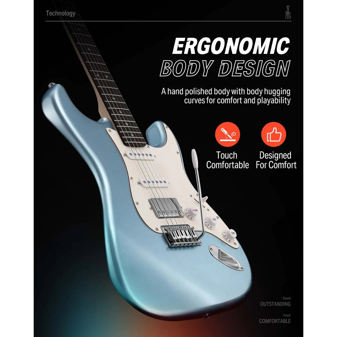 Đàn Guitar Điện Donner DST-152 Combo-Mai Nguyên Music