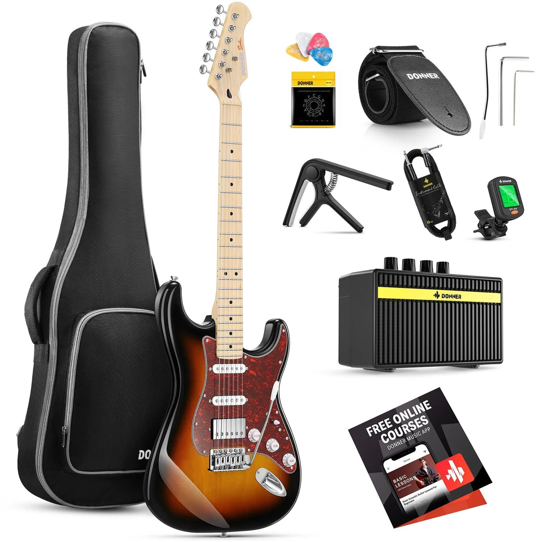 Đàn Guitar Điện Donner DST-152 Combo-Mai Nguyên Music