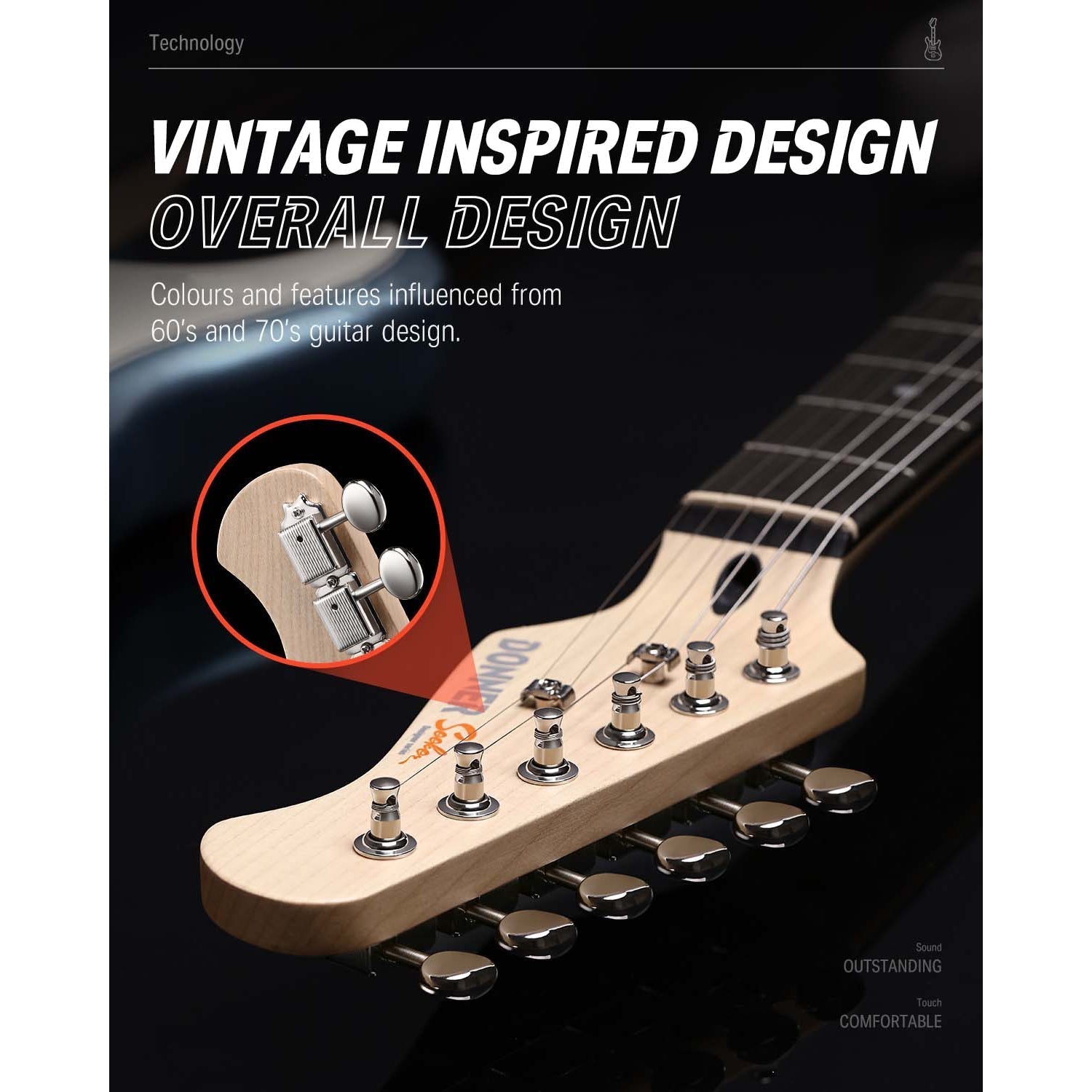 Đàn Guitar Điện Donner DST-152 Combo-Mai Nguyên Music