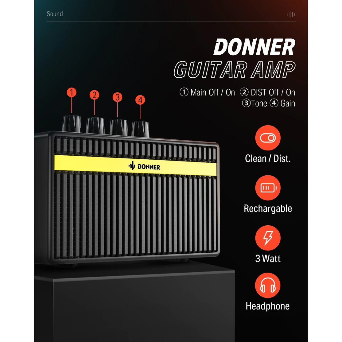 Đàn Guitar Điện Donner DST-152 Combo-Mai Nguyên Music