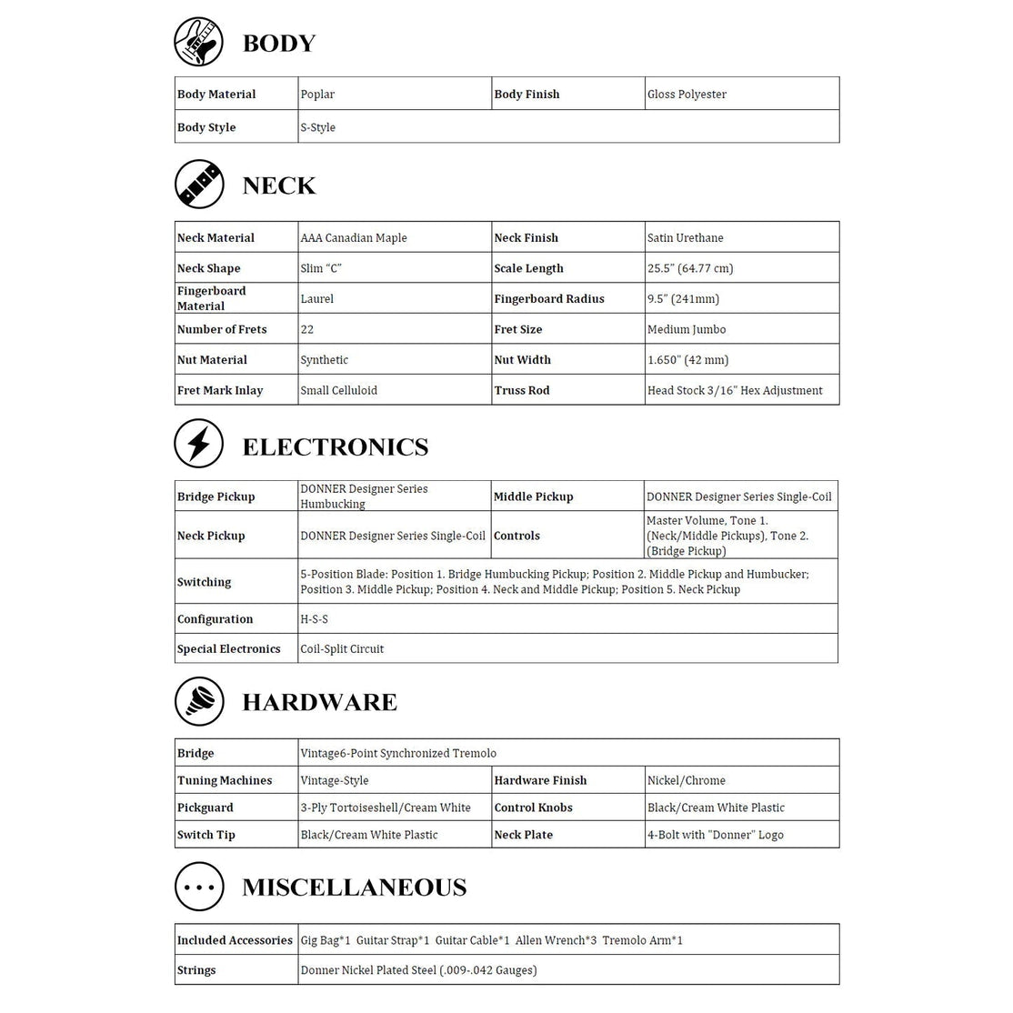 Đàn Guitar Điện Donner DST-200-Mai Nguyên Music