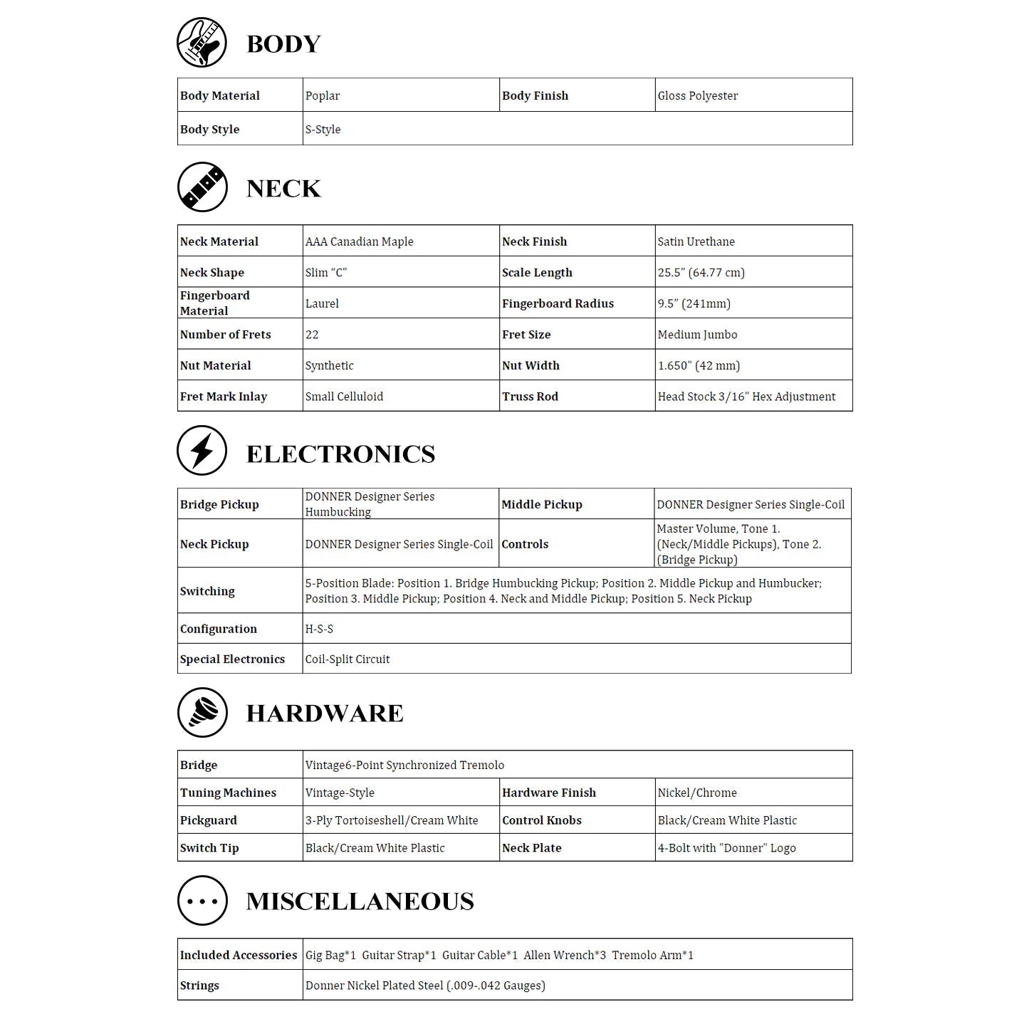 Đàn Guitar Điện Donner DST-200-Mai Nguyên Music