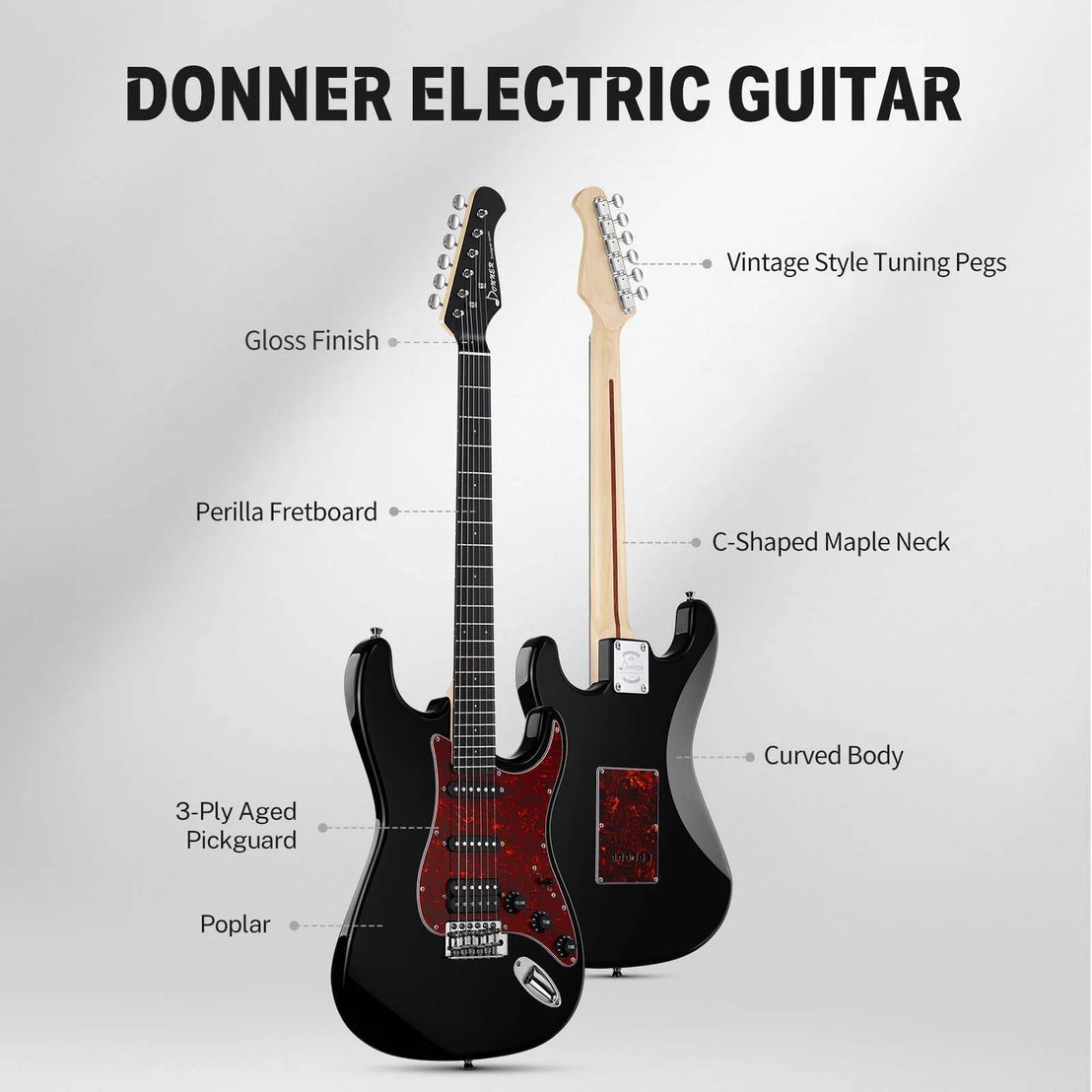 Đàn Guitar Điện Donner DST-200-Mai Nguyên Music