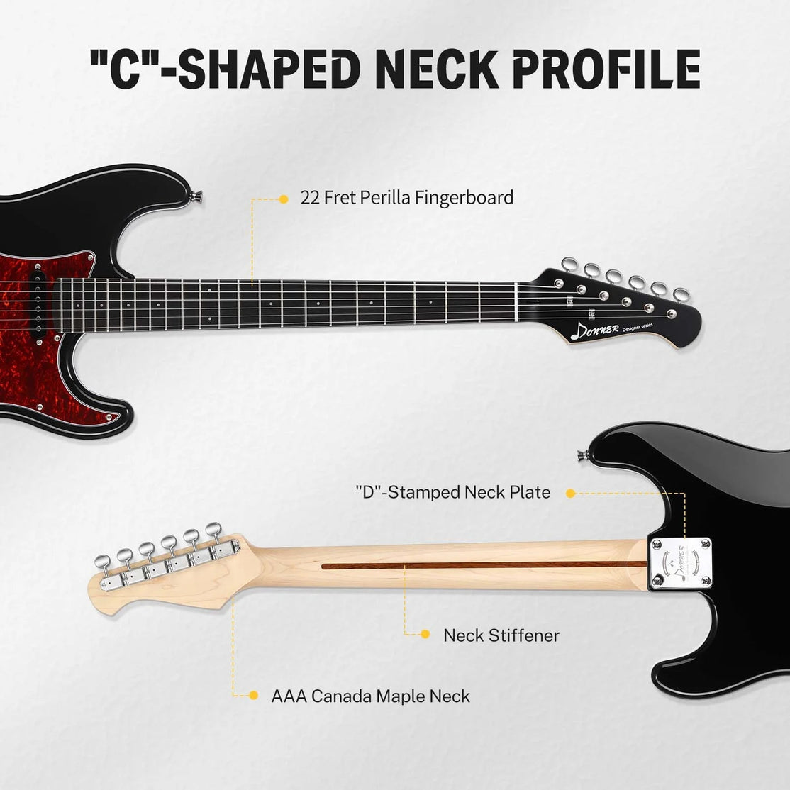 Đàn Guitar Điện Donner DST-200-Mai Nguyên Music