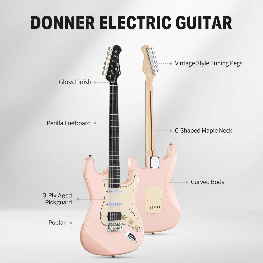 Đàn Guitar Điện Donner DST-200-Mai Nguyên Music
