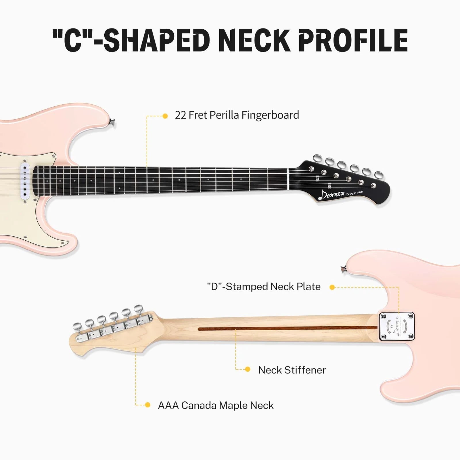 Đàn Guitar Điện Donner DST-200-Mai Nguyên Music