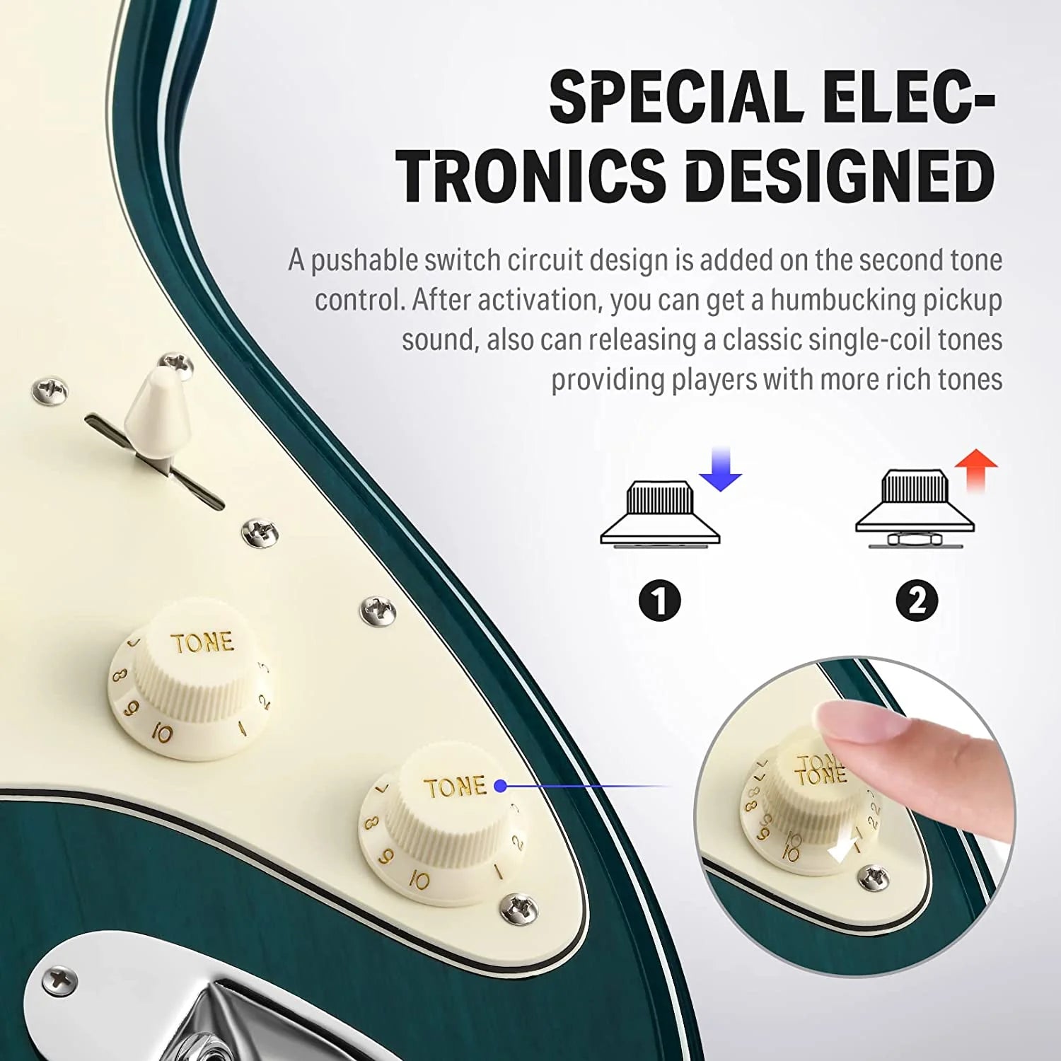 Đàn Guitar Điện Donner DST-400-Mai Nguyên Music