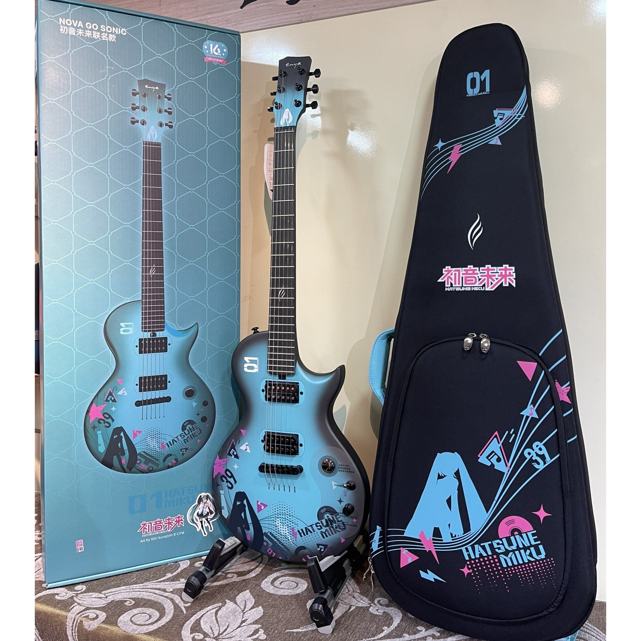 Đàn Guitar Điện Enya Nova Go Sonic - Hatsune Miku Edition-Mai Nguyên Music