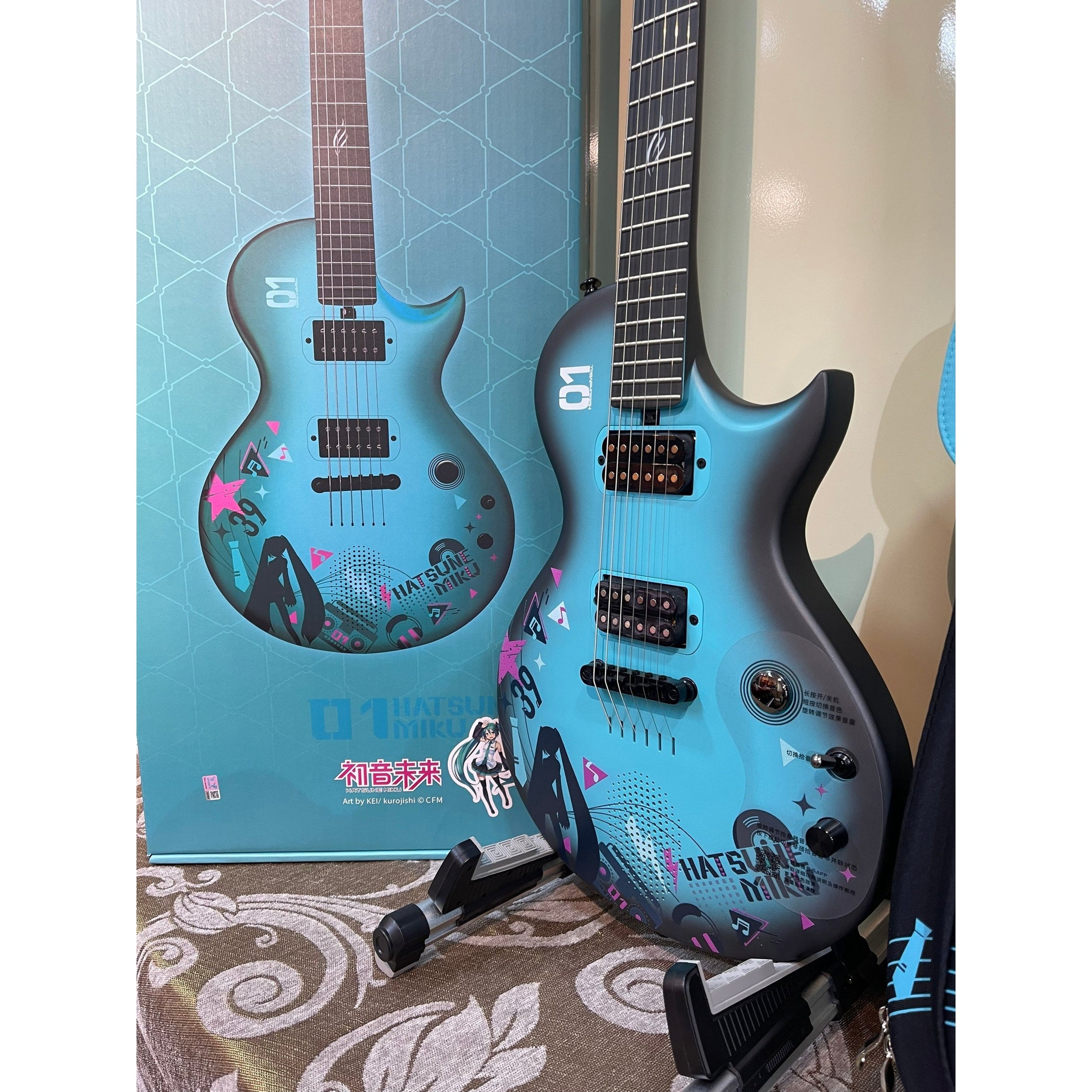 Đàn Guitar Điện Enya Nova Go Sonic - Hatsune Miku Edition-Mai Nguyên Music
