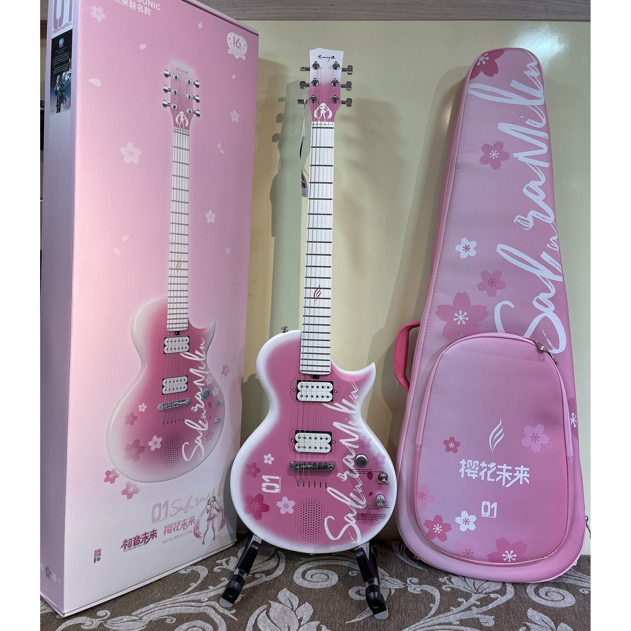 Đàn Guitar Điện Enya Nova Go Sonic - Hatsune Miku Edition-Mai Nguyên Music