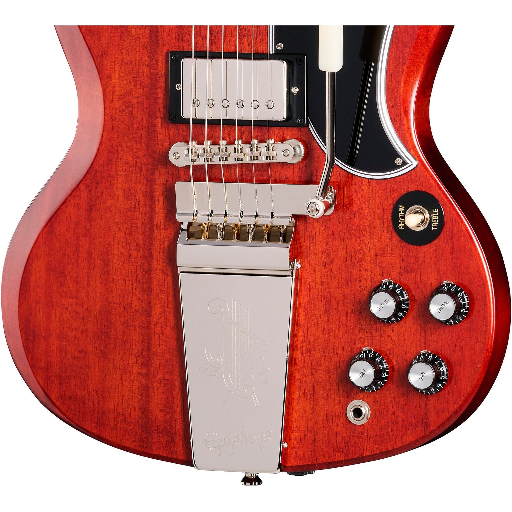 Đàn Guitar Điện Epiphone Inspired By Gibson Custom 1964 SG Standard Reissue Maestro Vibrola - Cherry Red