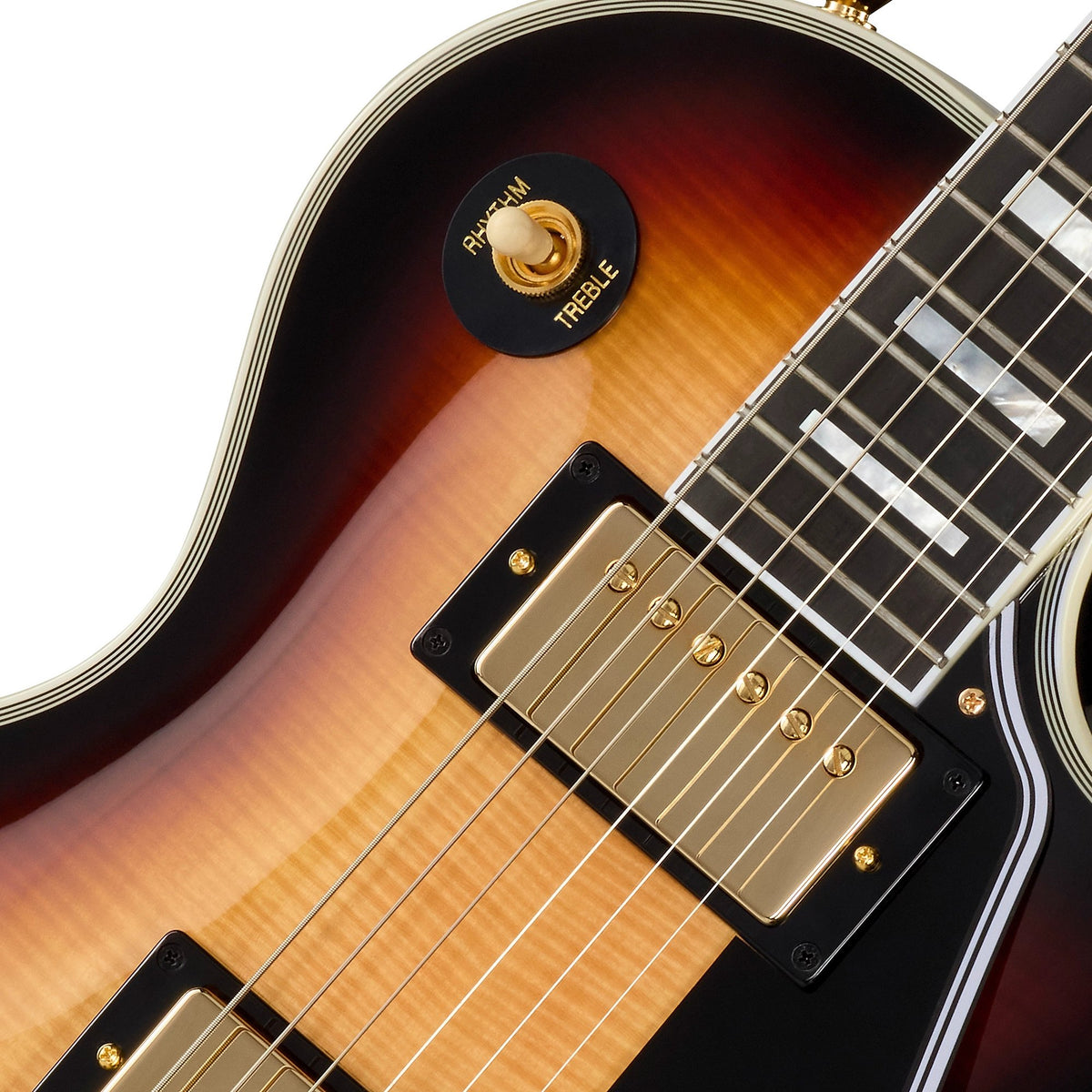 Đàn Guitar Điện Epiphone Inspired By Gibson Custom Les Paul Custom-Mai Nguyên Music