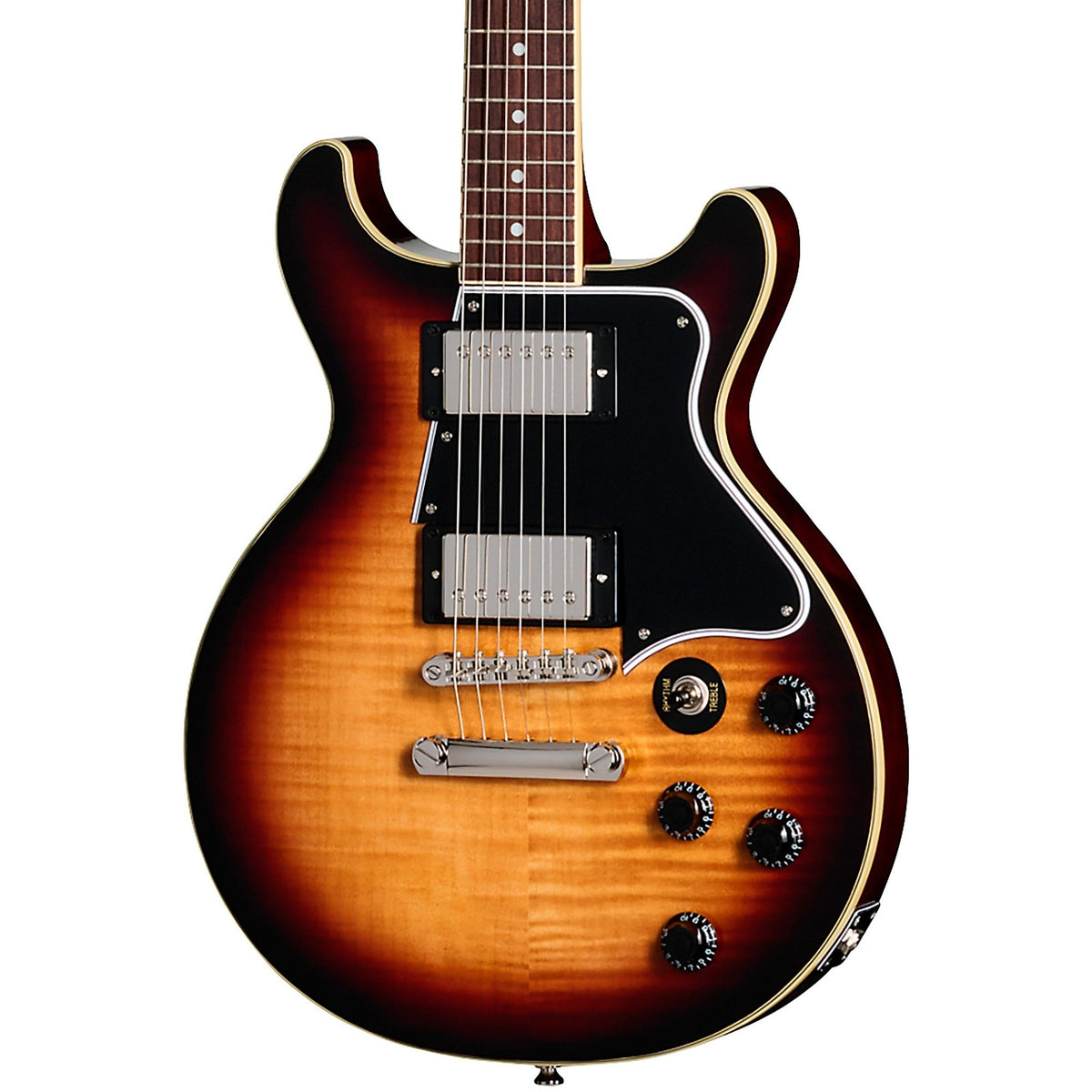 Đàn Guitar Điện Epiphone Inspired By Gibson Les Paul Special Double Cut Figured-Mai Nguyên Music