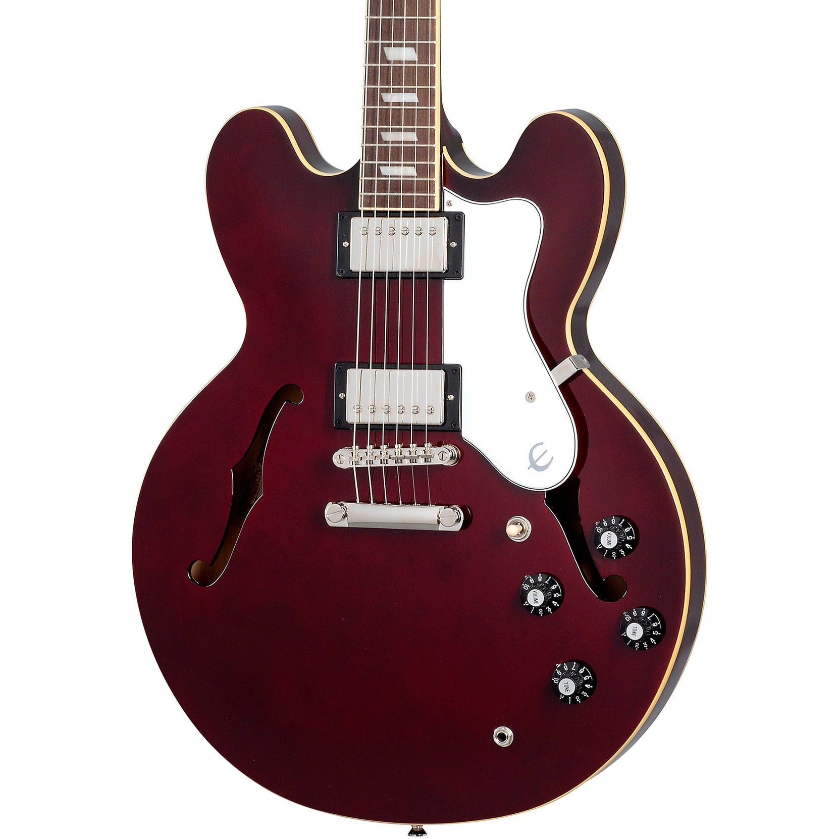 Đàn Guitar Điện Epiphone Noel Gallagher Riviera Artist Semi-Hollow - Dark Wine Red-Mai Nguyên Music