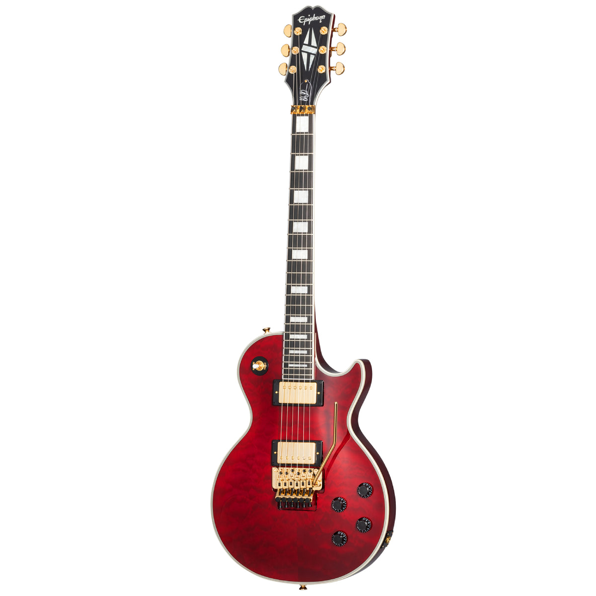 Đàn Guitar Điện Epiphone Original Collection Alex Lifeson Les Paul Custom Axcess-Mai Nguyên Music