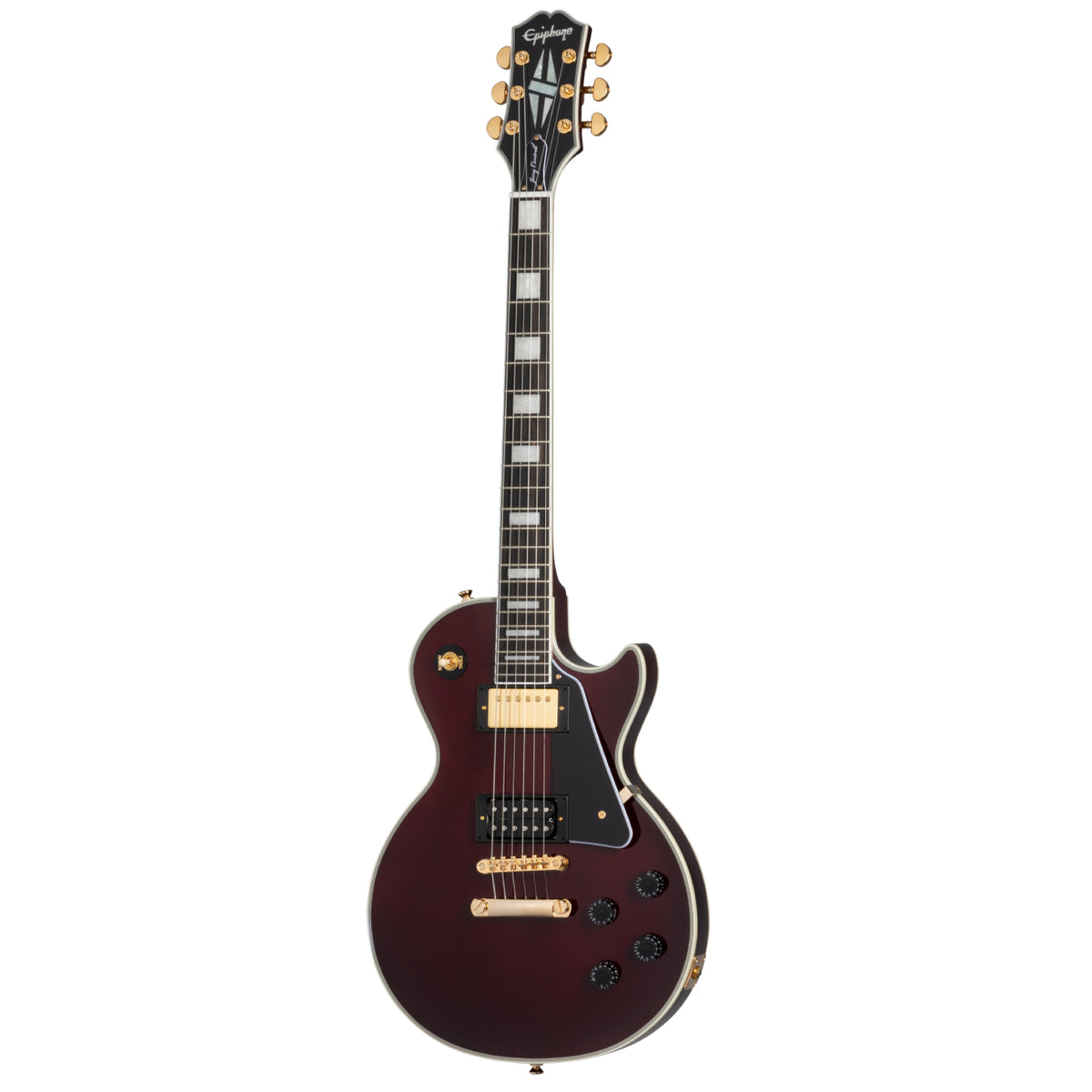 Đàn Guitar Điện Epiphone Original Collection Jerry Cantrell "Wino" Les Paul Custom - Dark Wine Red-Mai Nguyên Music