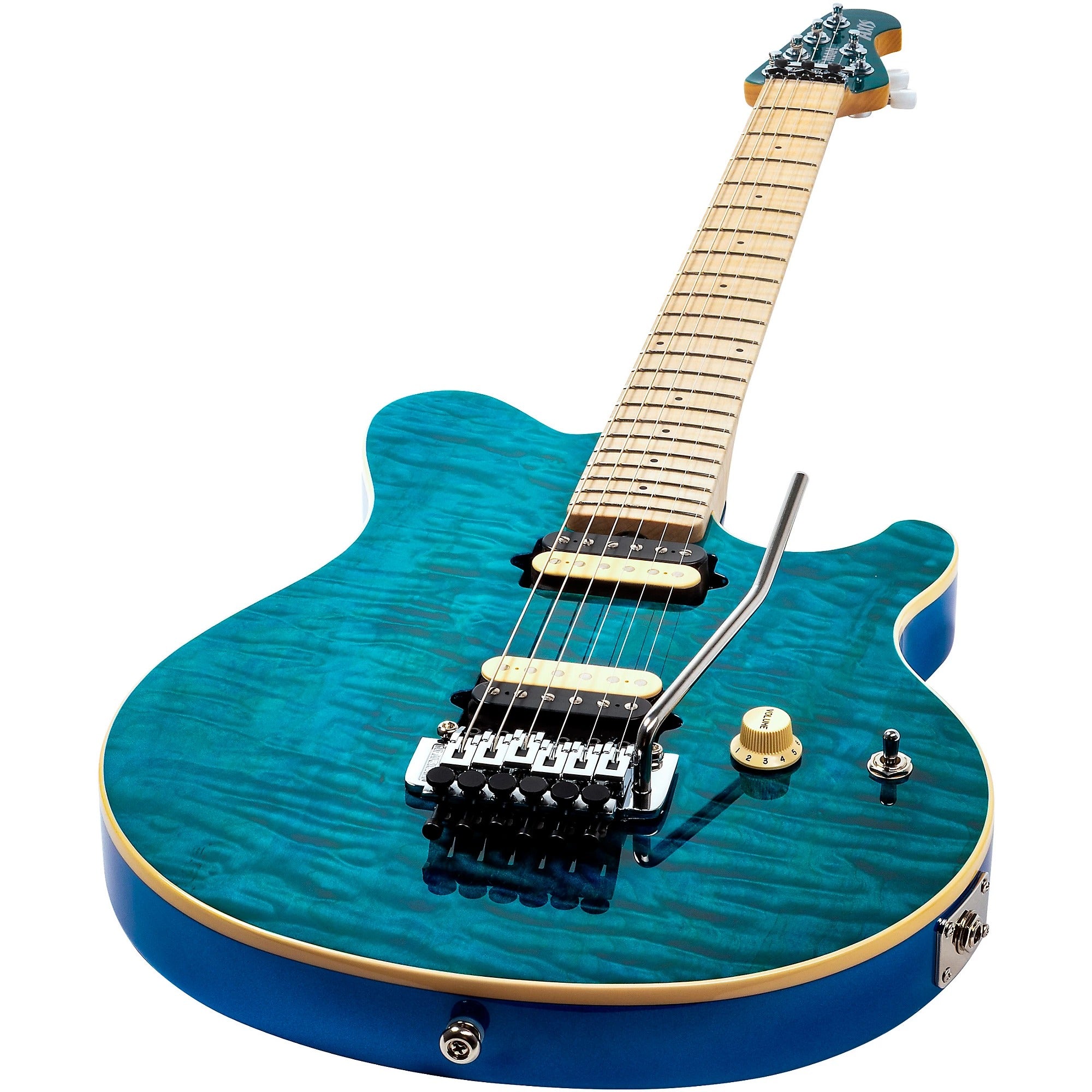 Đàn Guitar Điện Ernie Ball Music Man Axis Premium One Piece Quilt Top-Mai Nguyên Music