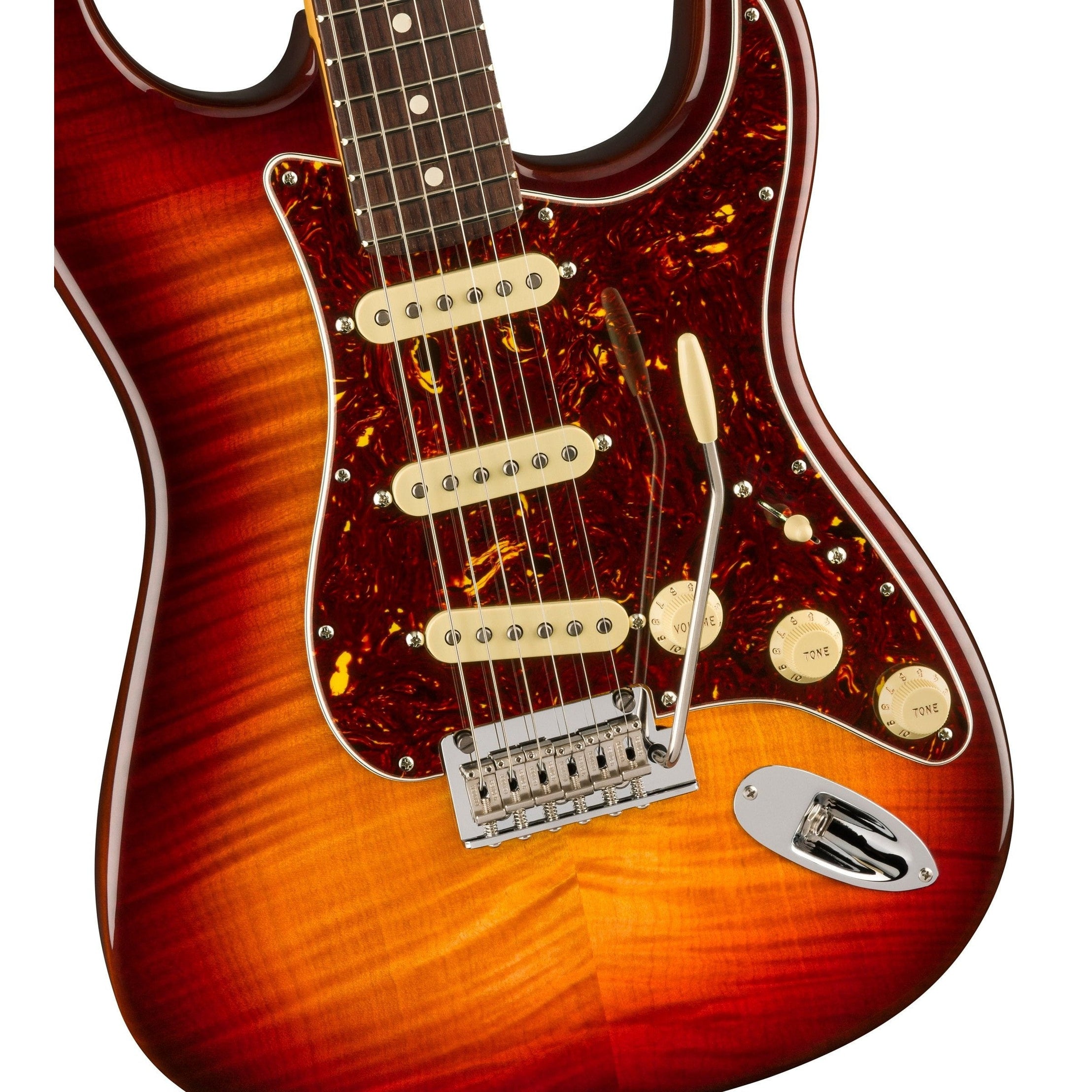 Đàn Guitar Điện Fender 70th Anniversary American Professional II Stratocaster - Comet Burst, Rosewood Fingerboard-Mai Nguyên Music