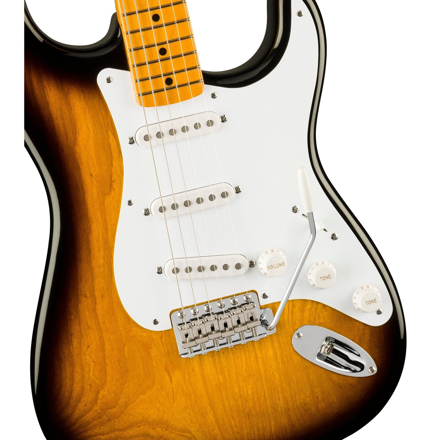 Đàn Guitar Điện Fender 70th Anniversary American Vintage II 1954 Stratocaster - 2-Color Sunburst, Maple Fingerboard-Mai Nguyên Music