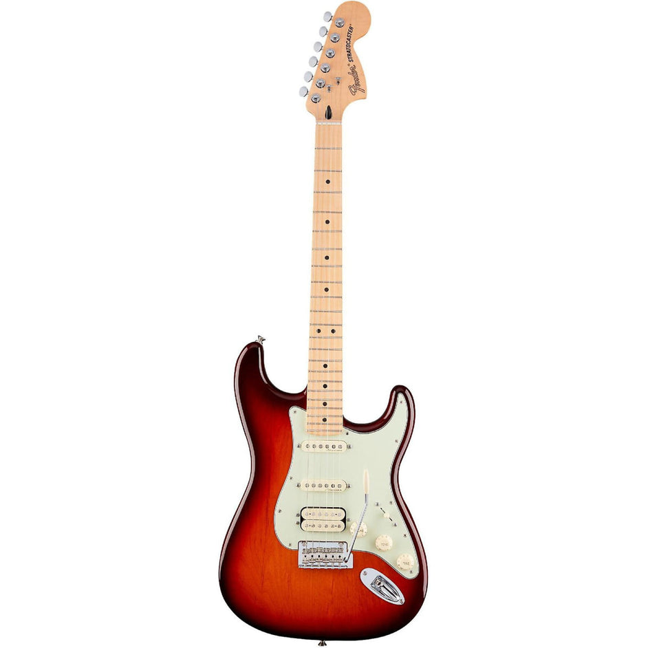 Đàn Guitar Điện Fender Deluxe Strat HSS, Maple Fingerboard, Tobacco Sunburst-Mai Nguyên Music