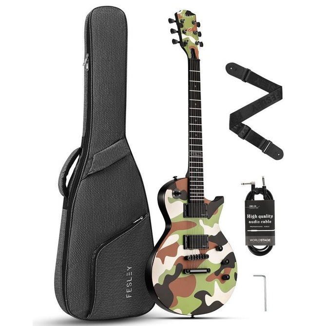 Đàn Guitar Điện Fesley FLP400 ( Camouflage )-Mai Nguyên Music
