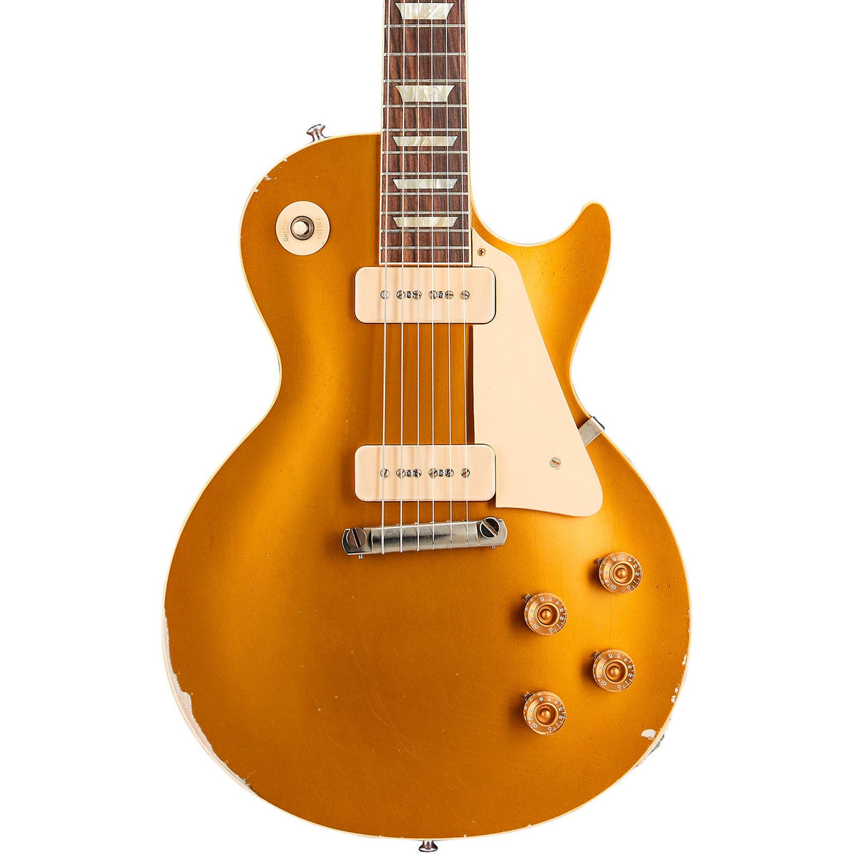 Đàn Guitar Điện Gibson Custom Murphy Lab 1954 Les Paul Goldtop Reissue Heavy Aged - Double Gold