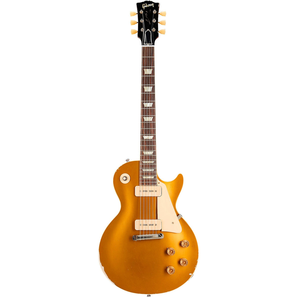 Đàn Guitar Điện Gibson Custom Murphy Lab 1954 Les Paul Goldtop Reissue Heavy Aged - Double Gold
